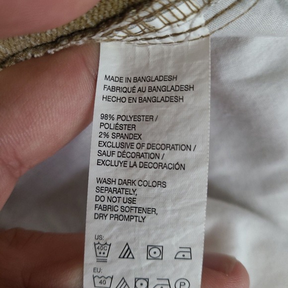 GH Bass & Co Shorts Mens 43 Brown Explorer Golf Hiking Polyester Blend - Picture 8 of 13